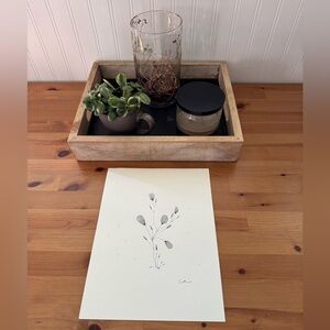 New Original Signed Artwork Watercolor and Ink on Paper